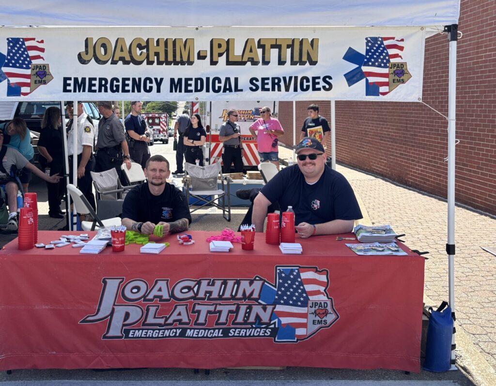 Joachim-Plattin Ambulance Tent at Twin City Days.
